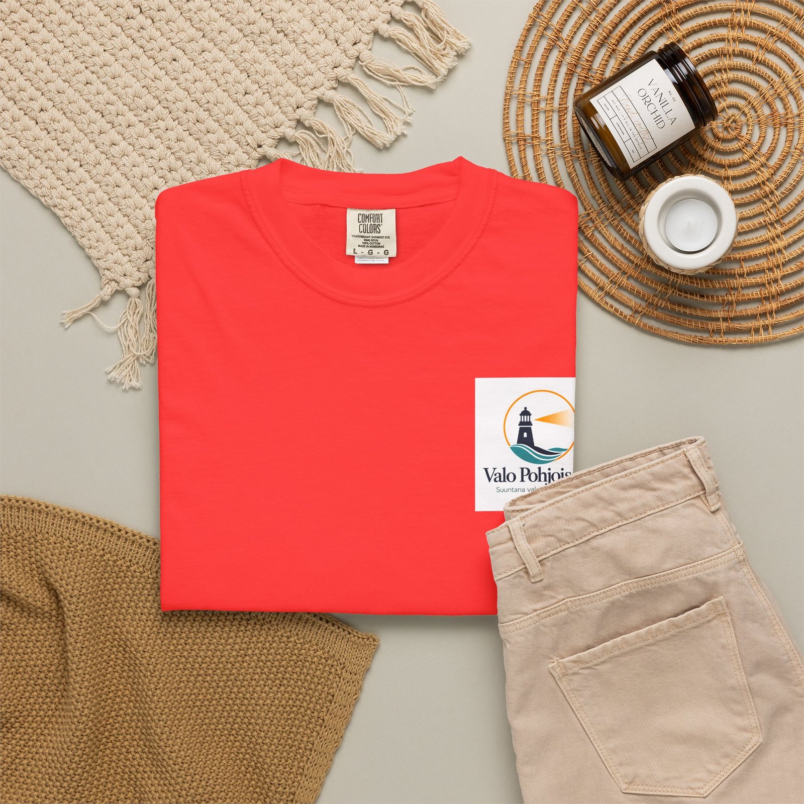 Lighthouse Coast Pocket T-paita — merihenkinen aaltoaiheinen T-paita - Image 20