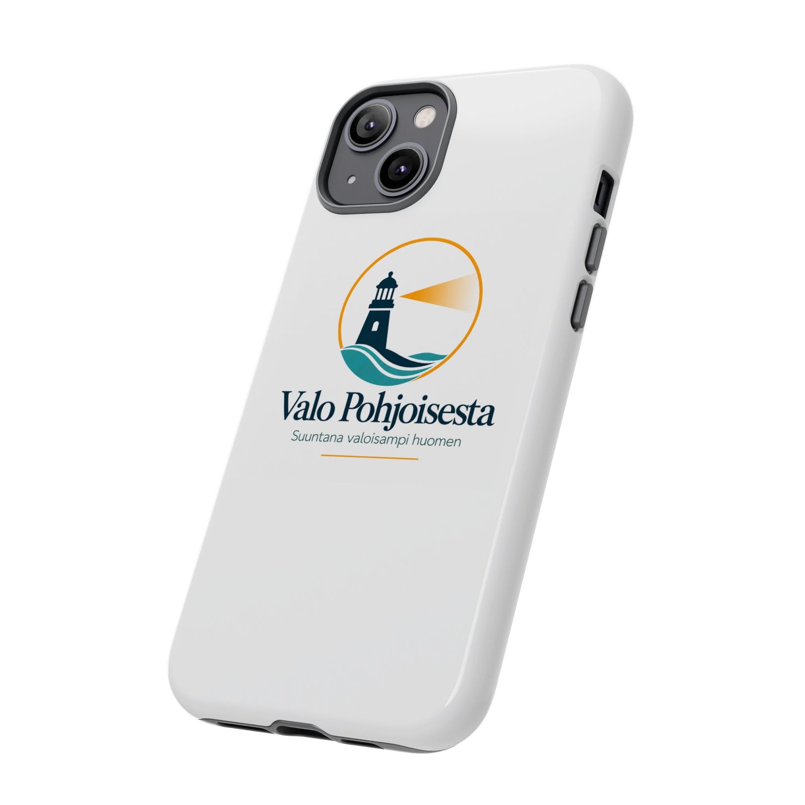 Lighthouse Logo Tough Phone Case — Valo Pohjoisesta Protective Cover - Image 23