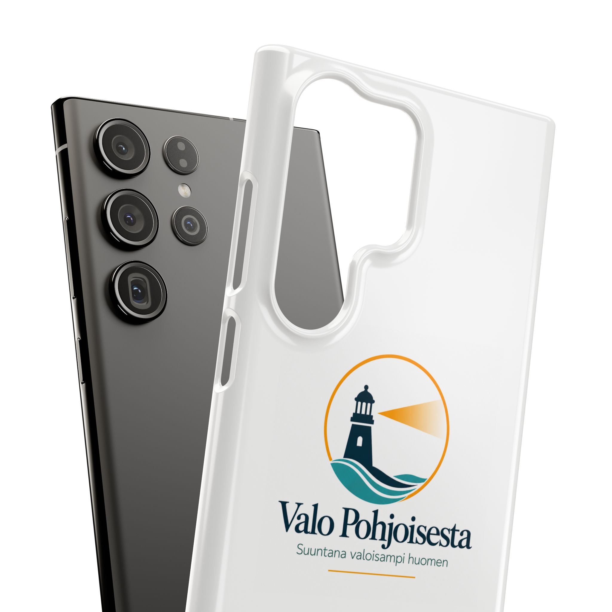 Lighthouse Logo Phone Case — Valo Pohjoisesta Snap Case - Image 176