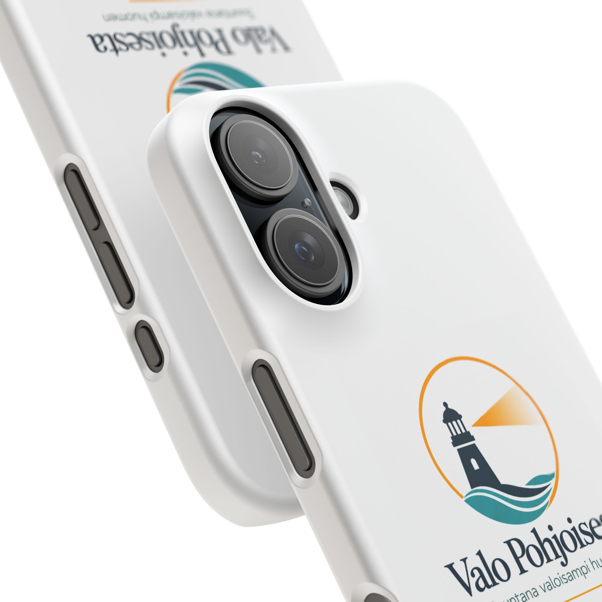 Lighthouse Logo Phone Case — Valo Pohjoisesta Snap Case - Image 100