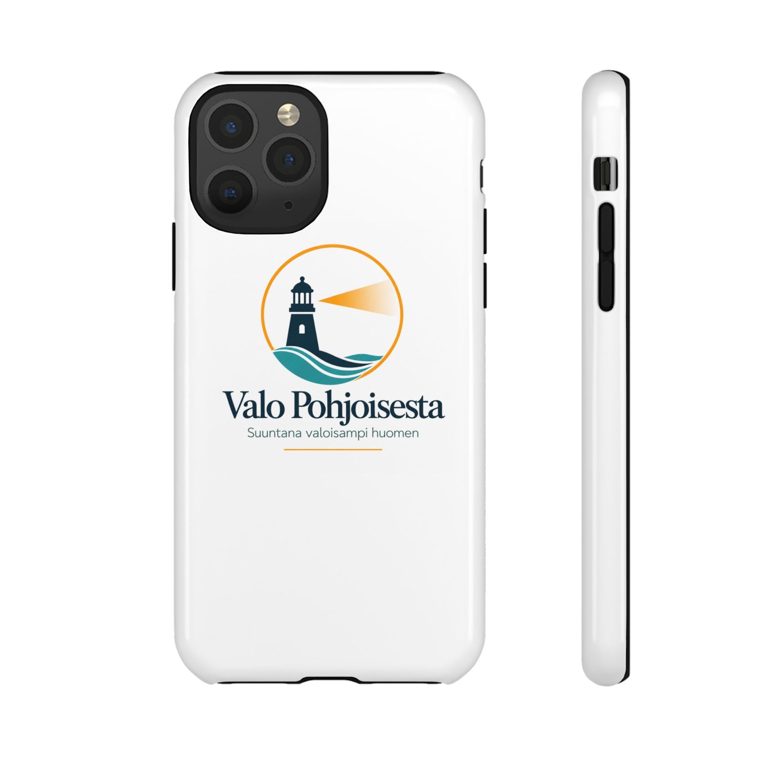 Lighthouse Logo Tough Phone Case — Valo Pohjoisesta Protective Cover - Image 32