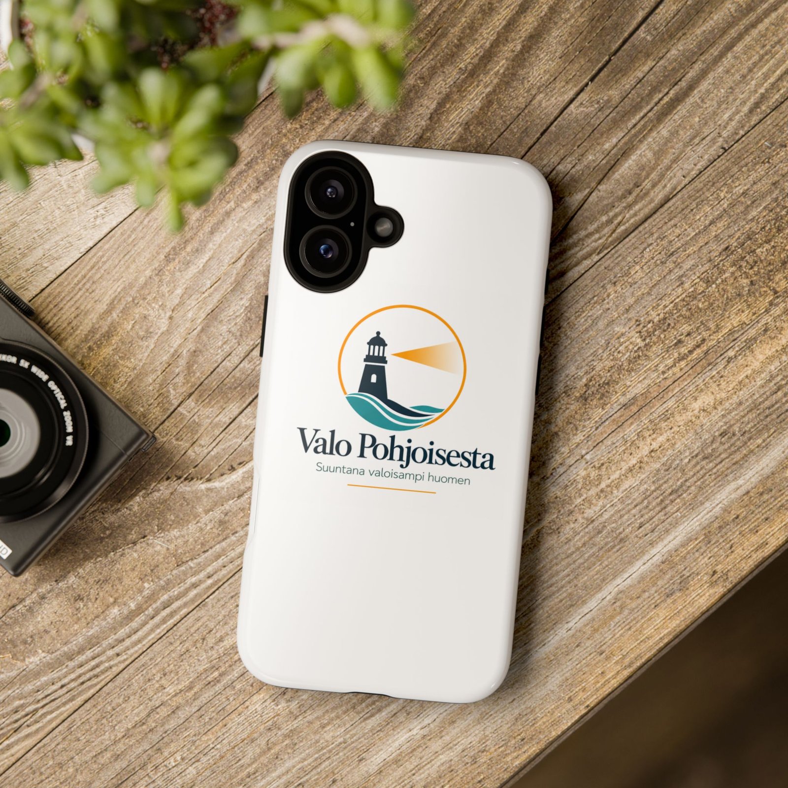 Lighthouse Logo Tough Phone Case — Valo Pohjoisesta Protective Cover - Image 30