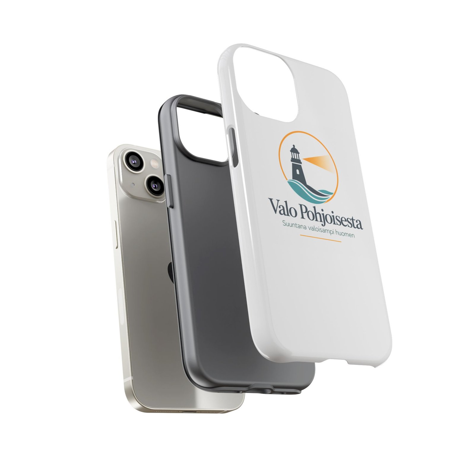 Lighthouse Logo Tough Phone Case — Valo Pohjoisesta Protective Cover - Image 62