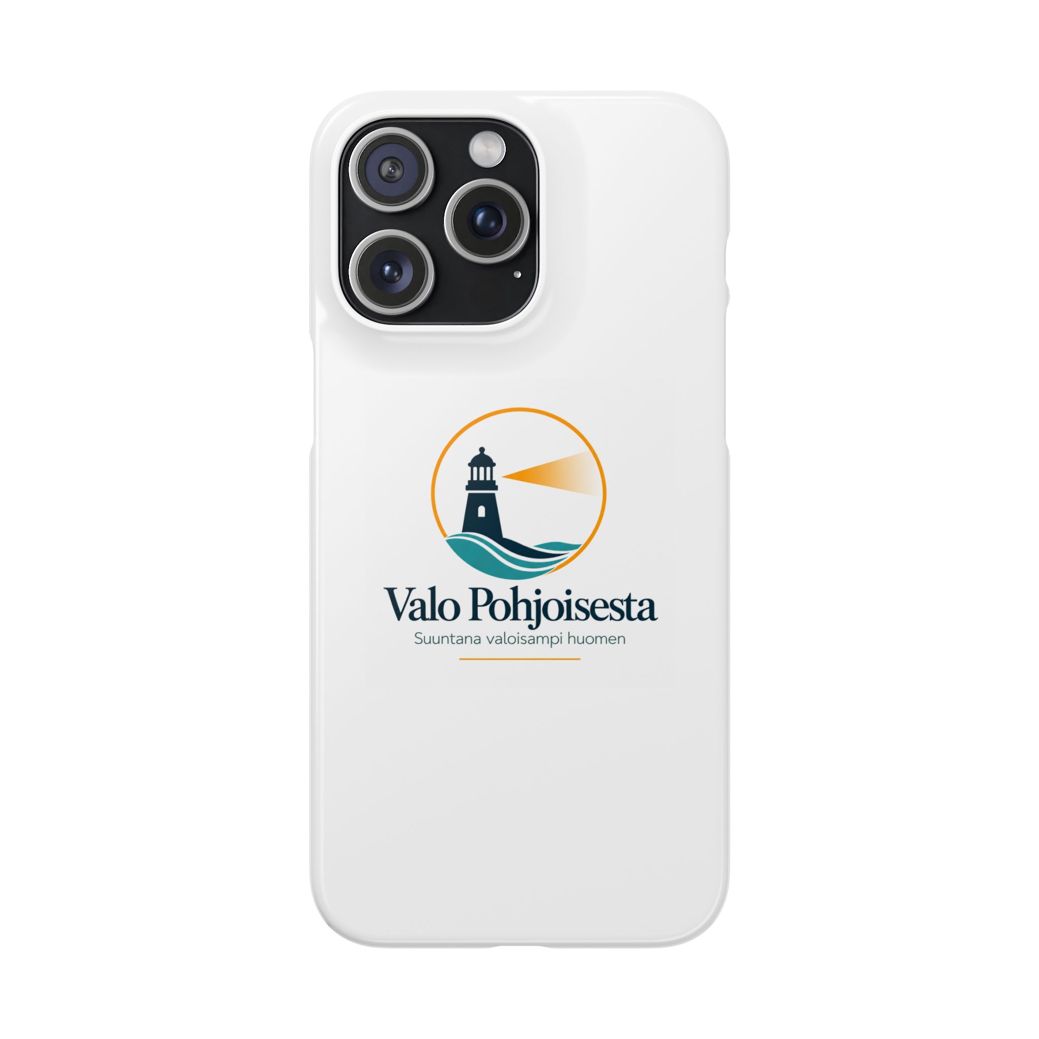 Lighthouse Logo Phone Case — Valo Pohjoisesta Snap Case - Image 138