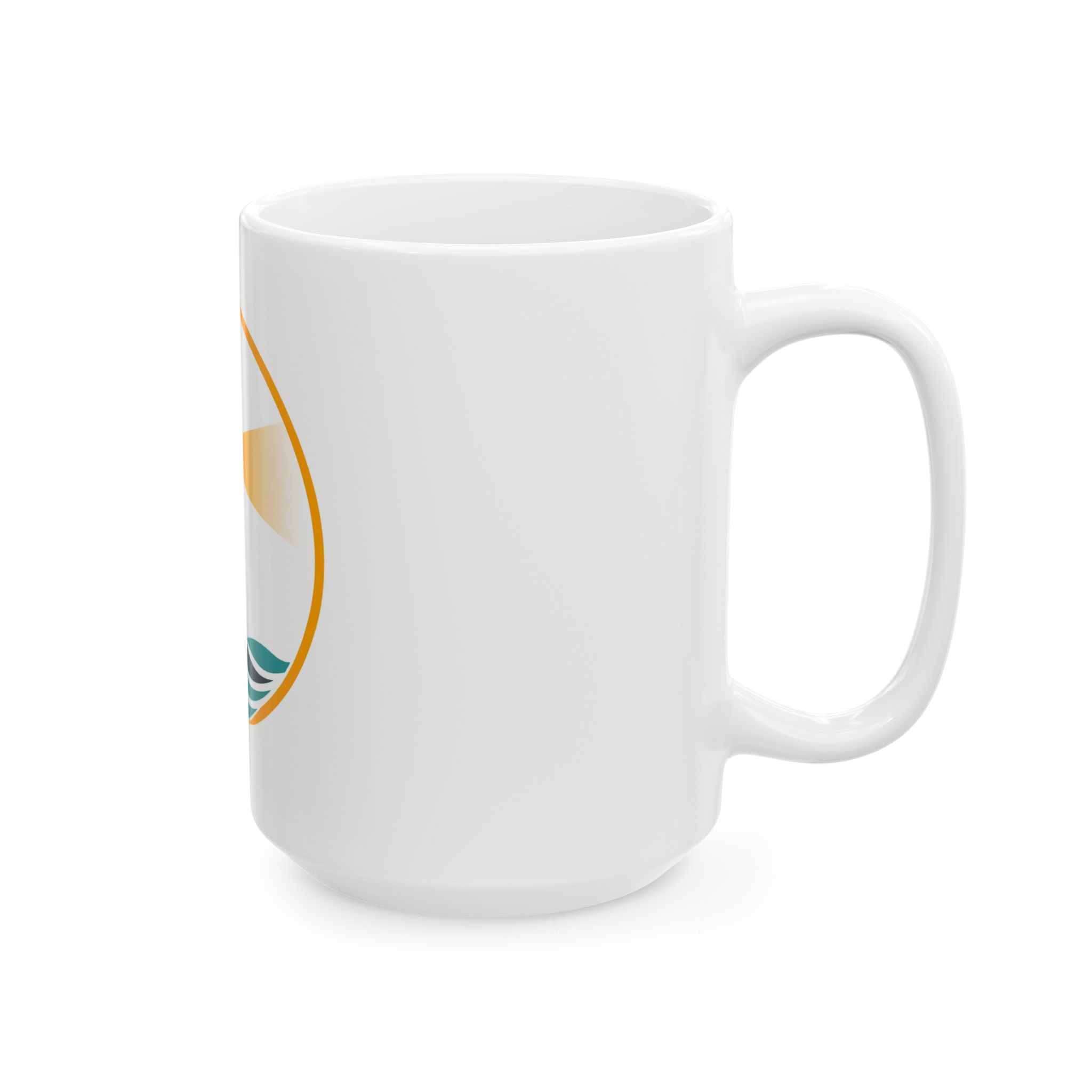 Lighthouse-logolla varustettu keraaminen muki— "Valo Pohjoisesta" (11oz & 15oz) - Image 8