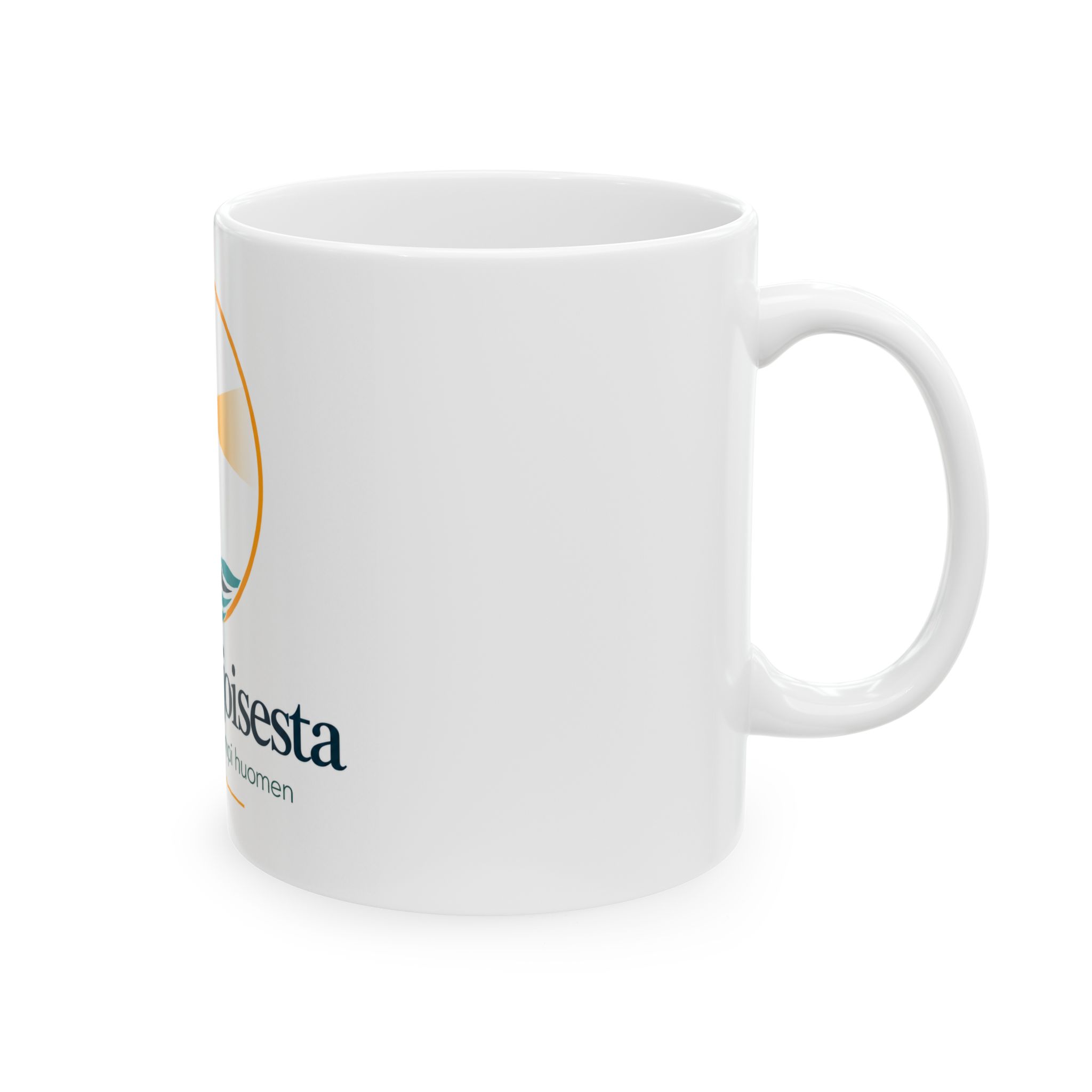 Lighthouse-logolla varustettu keraaminen muki — "Valo Pohjoisesta" (11oz & 15oz) - Image 4