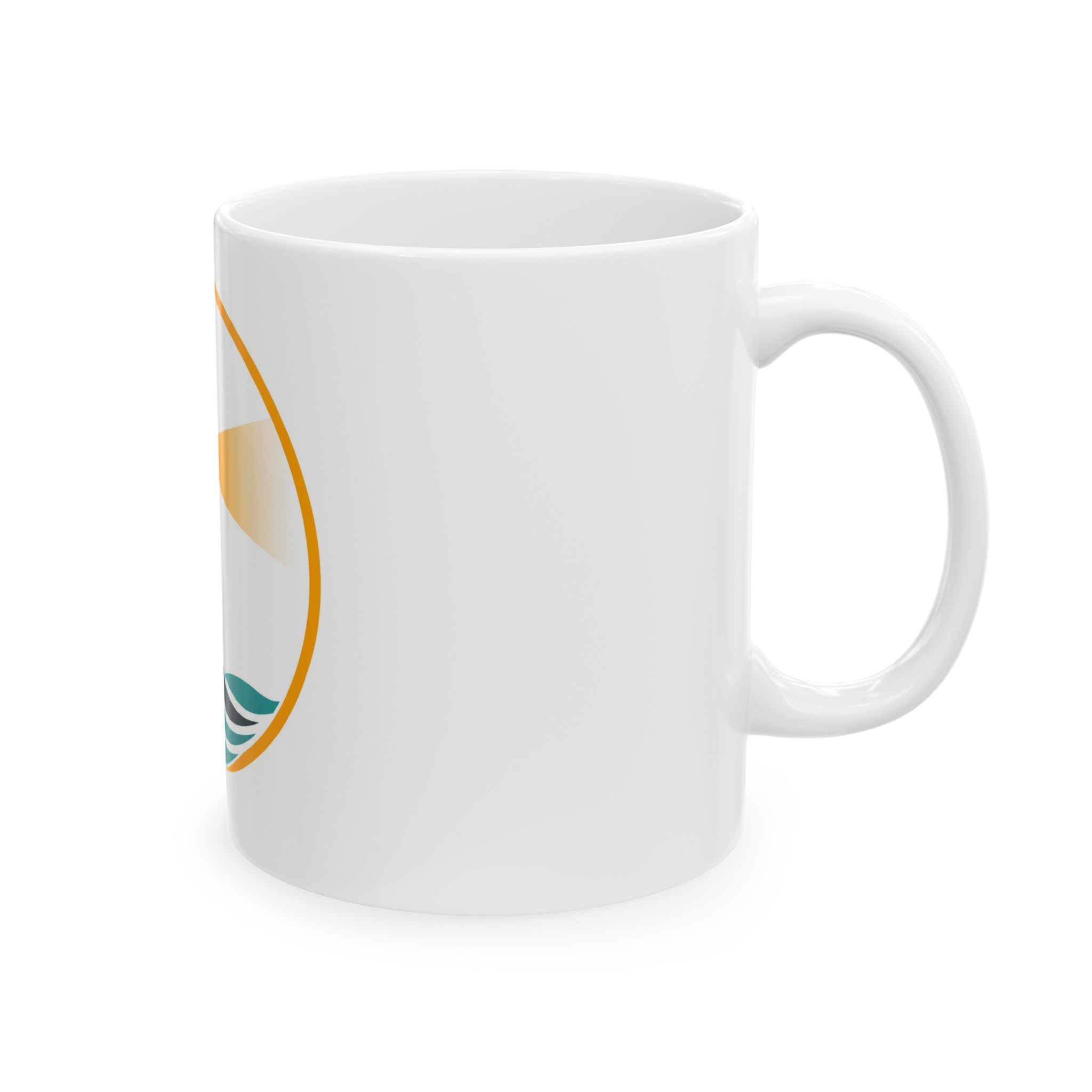Lighthouse-logolla varustettu keraaminen muki— "Valo Pohjoisesta" (11oz & 15oz) - Image 4